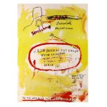 Jean Michel-Basquiat (American 1960-1988), 'Supercomb', 1988, offset lithograph in colours on wove