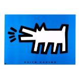 Keith Haring (American 1958-1990), 'Dog', offset lithograph in colours, published by The Estate of