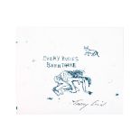 Tracey Emin (British b.1963), 'Every Bodies Been There', 1998, lithograph, signed in pen, with