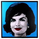 After Andy Warhol, 'Jackie O', acrylic and silkscreen on canvas, printed by Alexander Hainrici,