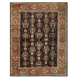 An Indian carpet, approx: 11ft. x 8ft.5in. (335cm x 256cm) Very good overall design and good