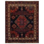 An antique Afshar rug, south-west Persia, approx: 6ft. x 4ft.9in. (183cm x 145cm) Classic design for