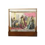 Working Men's Educational Union.- Three cotton rolls with hand-coloured scenes, the first showing