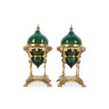 A PAIR OF LATE 19TH CENTURY FRENCH GILT BRONZE, CH