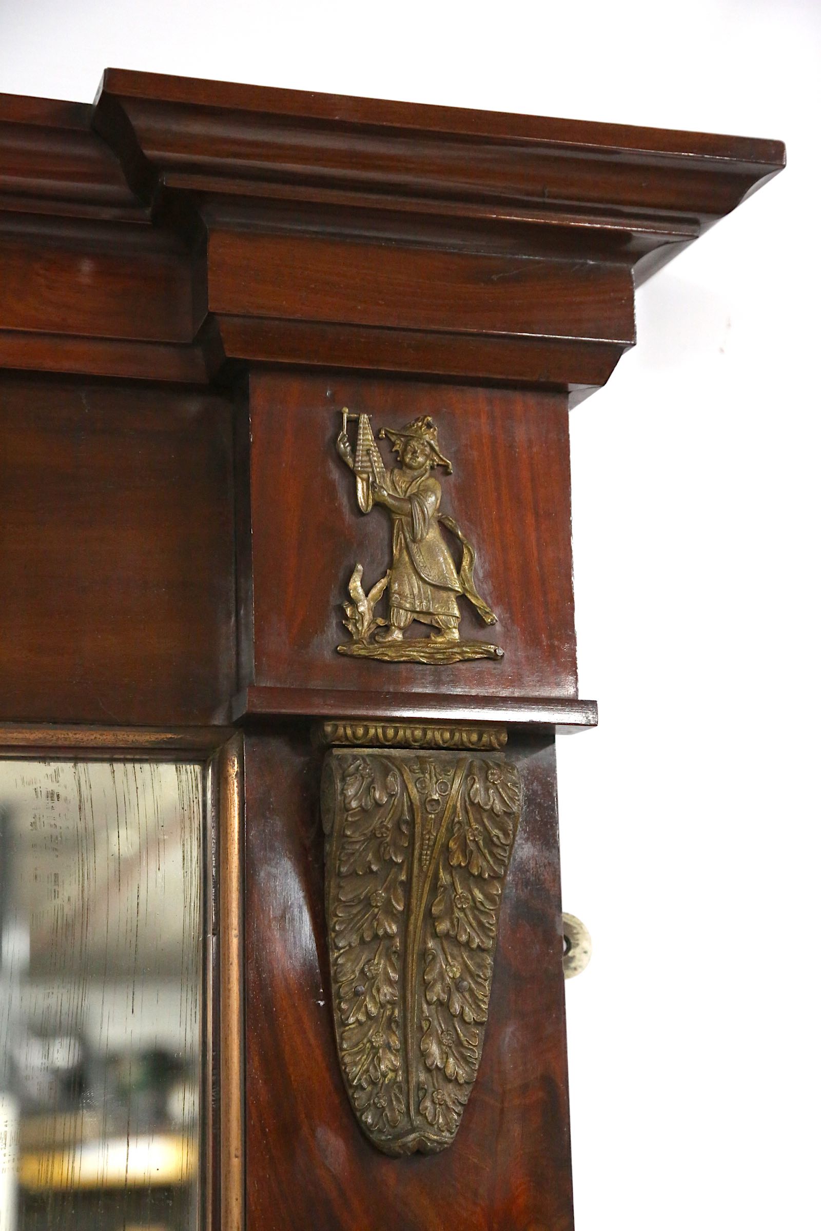 A LARGE FRENCH EMPIRE PERIOD MAHOGANY AND GILT BRO - Image 3 of 4