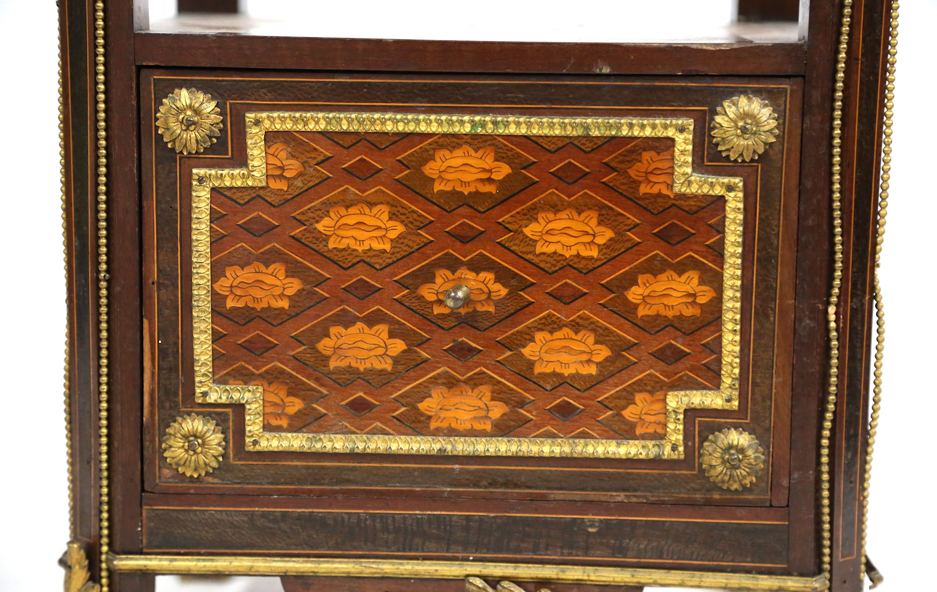 A LATE 19TH CENTURY FRENCH MAHOGANY, CUBE PARQUETR - Image 5 of 7