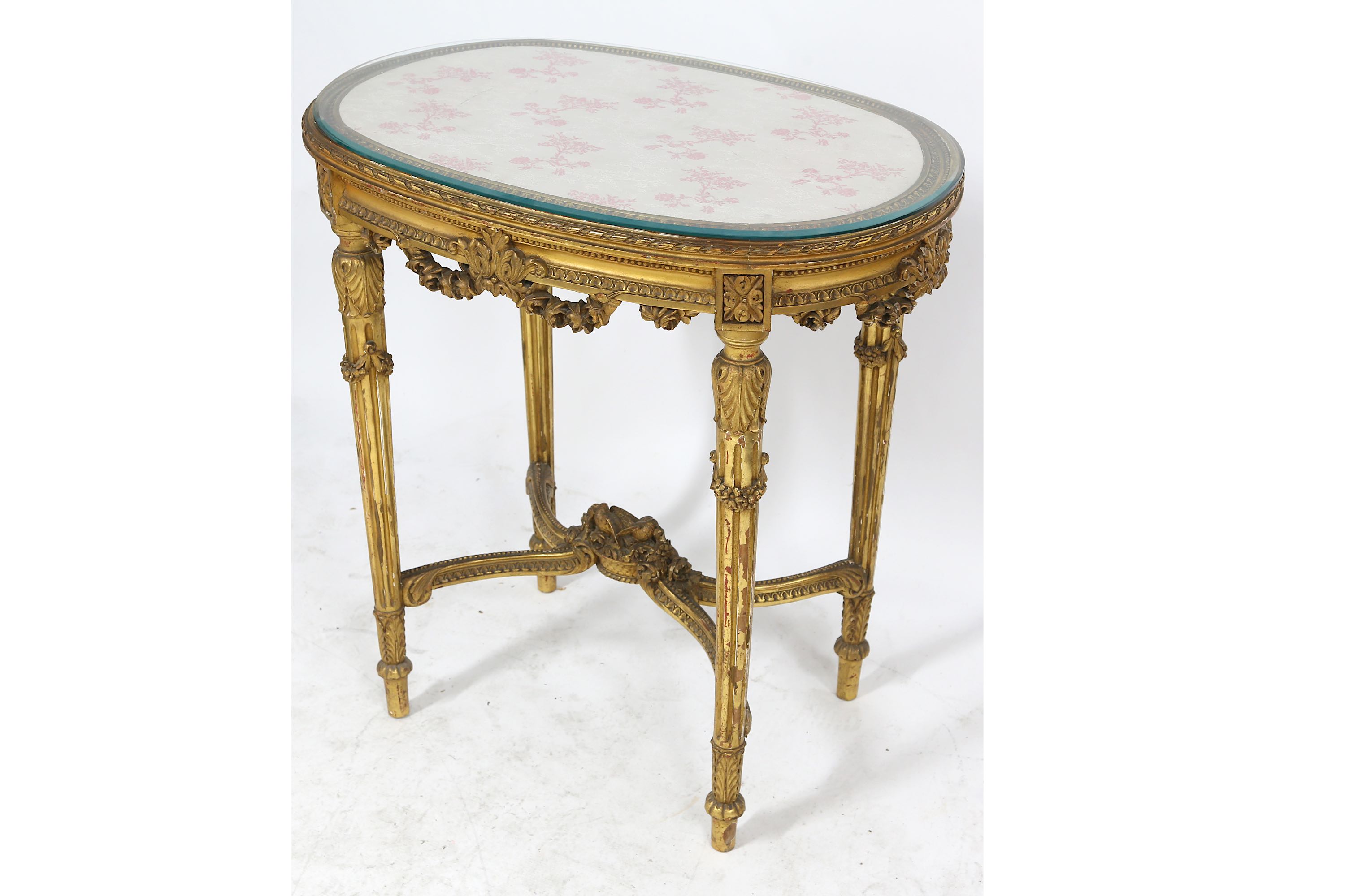 A LATE 19TH CENTURY FRENCH LOUIS XVI STYLE GILTWOO - Image 2 of 5