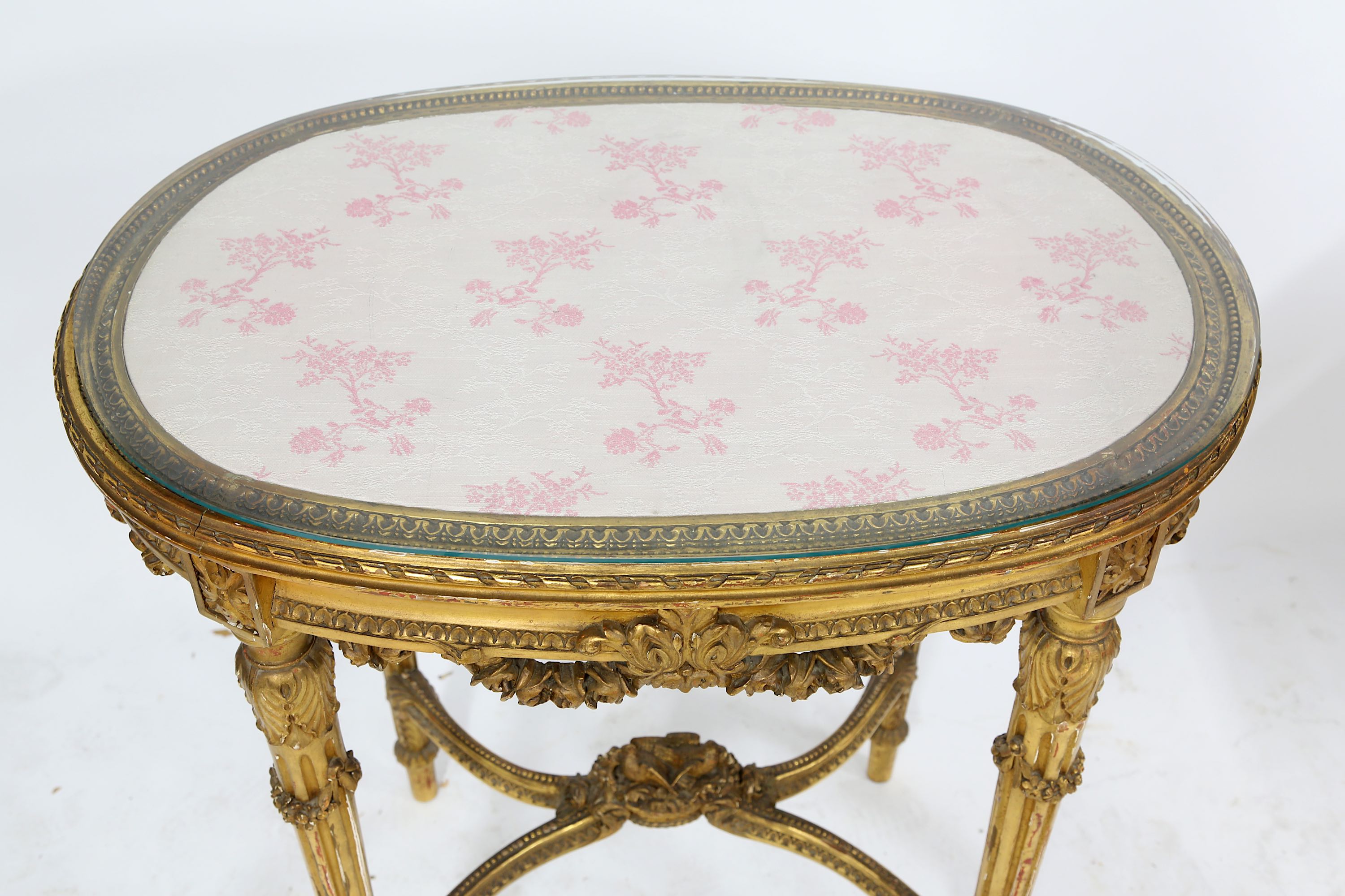 A LATE 19TH CENTURY FRENCH LOUIS XVI STYLE GILTWOO - Image 3 of 5