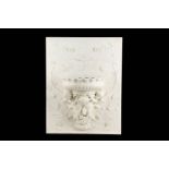 A FINE 19TH CENTURY ITALIAN CARRARA MARBLE WALL FO