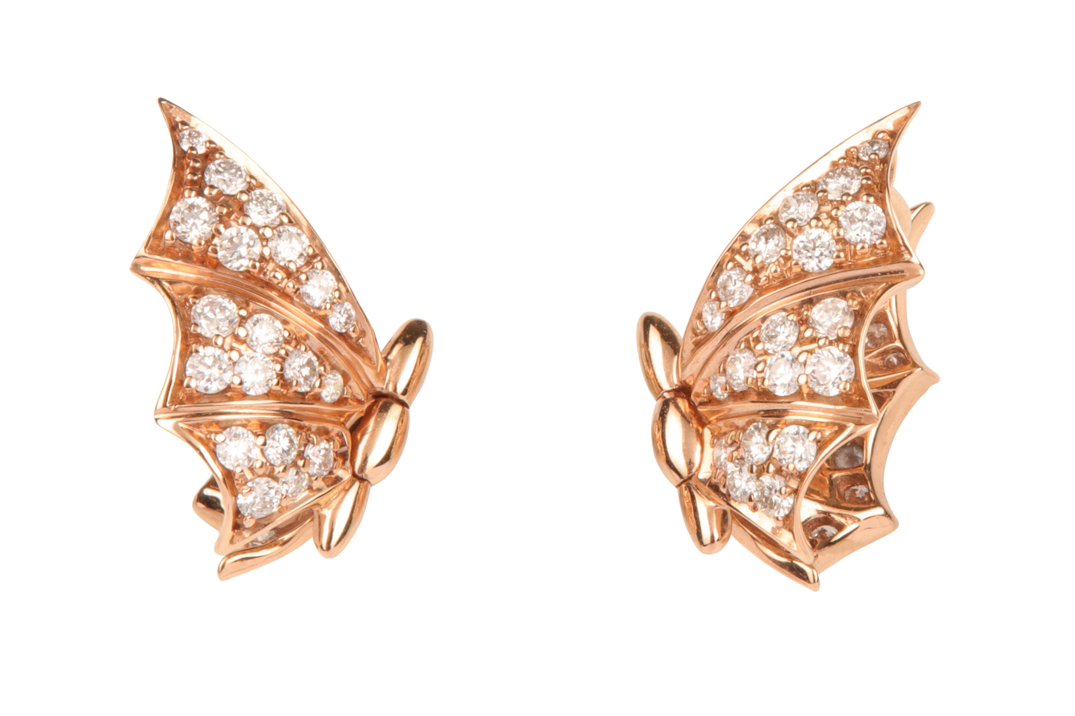 A pair of diamond 'Fly by Night' earrings, by Stephen Webster - Image 2 of 3