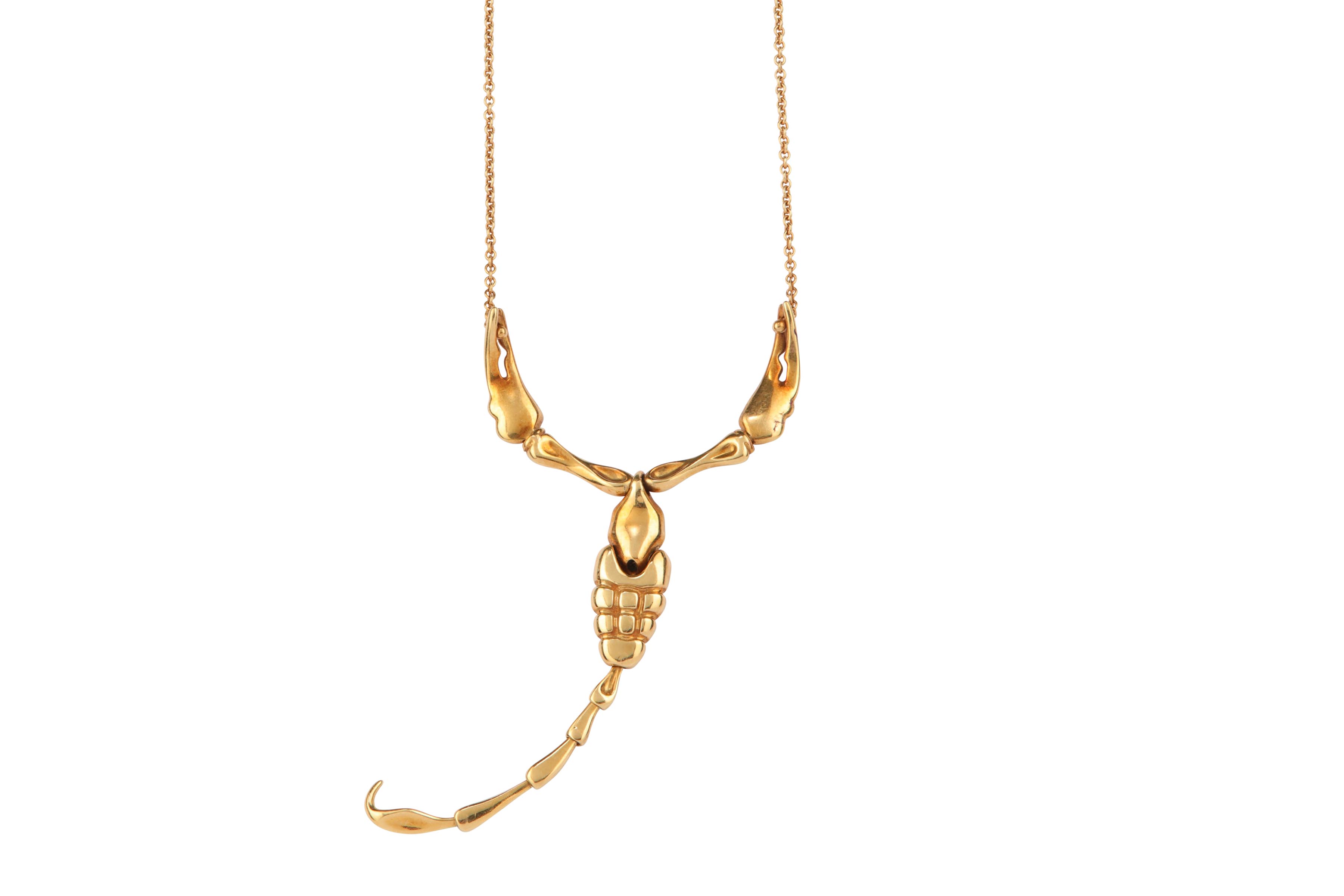 A 'Scorpion' pendant necklace, by Elsa Peretti for