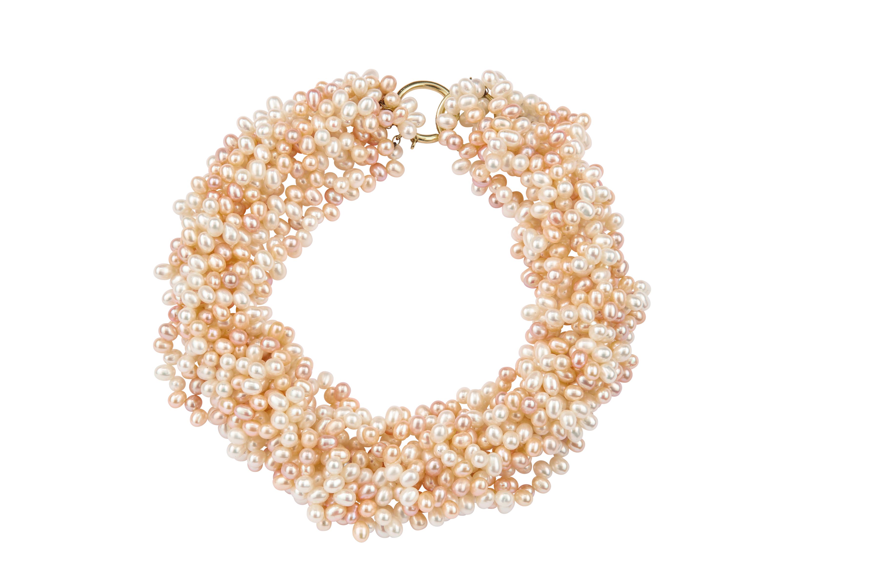 A cultured pearl torsade necklace, by Paloma Picas