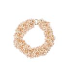 A cultured pearl torsade necklace, by Paloma Picas