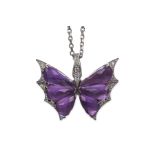 A 'Fly By Night' gem-set pendant necklace, by Step