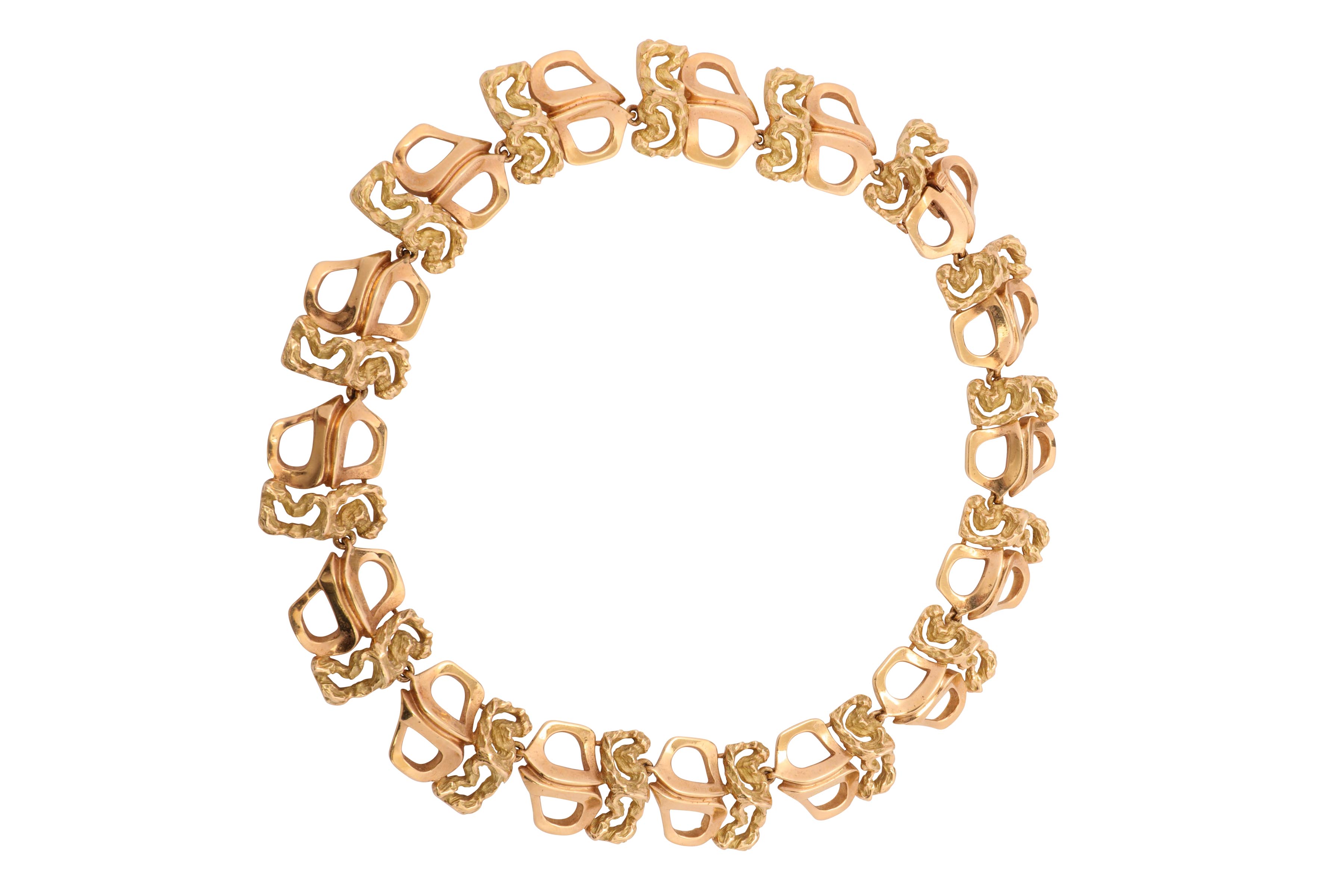 A fancy-link collar necklace, by Chaumet