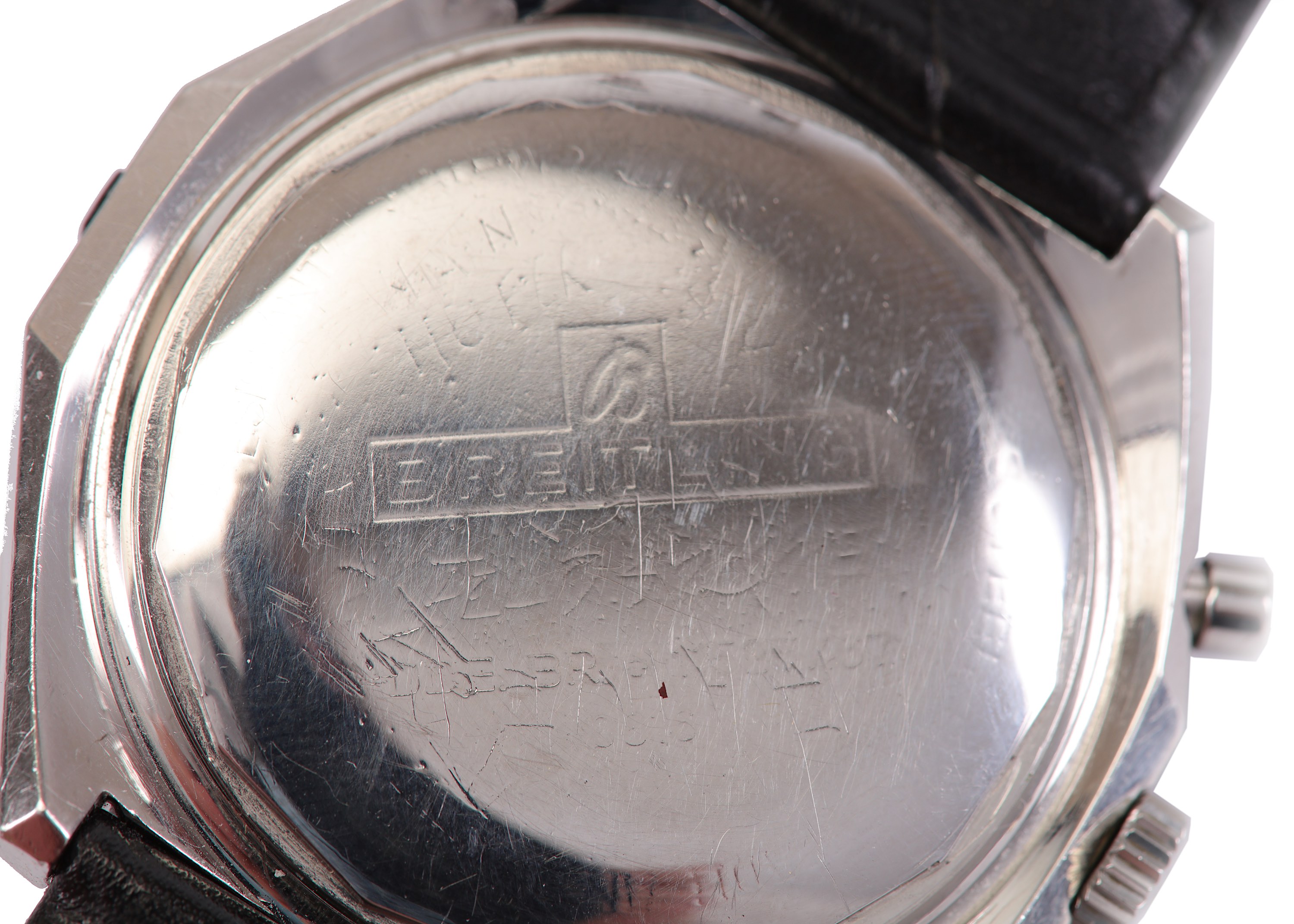 BREITLING. A OVERSIZED STAINLESS STEEL MANUAL WIND CHRONOGRAPH WRISTWATCH. Date: Circa 1967. - Image 3 of 6
