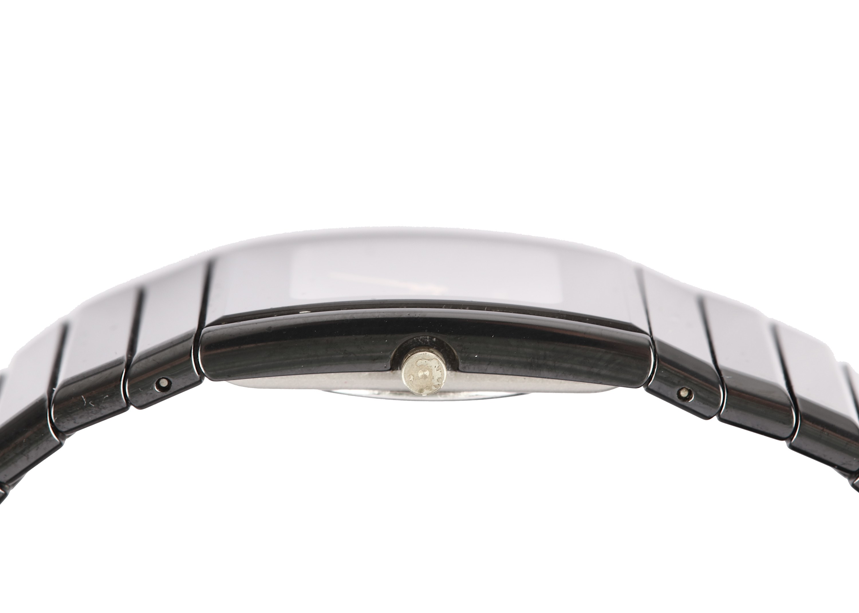 RADO. A LADIES CERAMIC QUARTZ BRACELET WATCH. Model: Diastar. Reference: 204.0320.3. Date: Circa. - Image 3 of 4