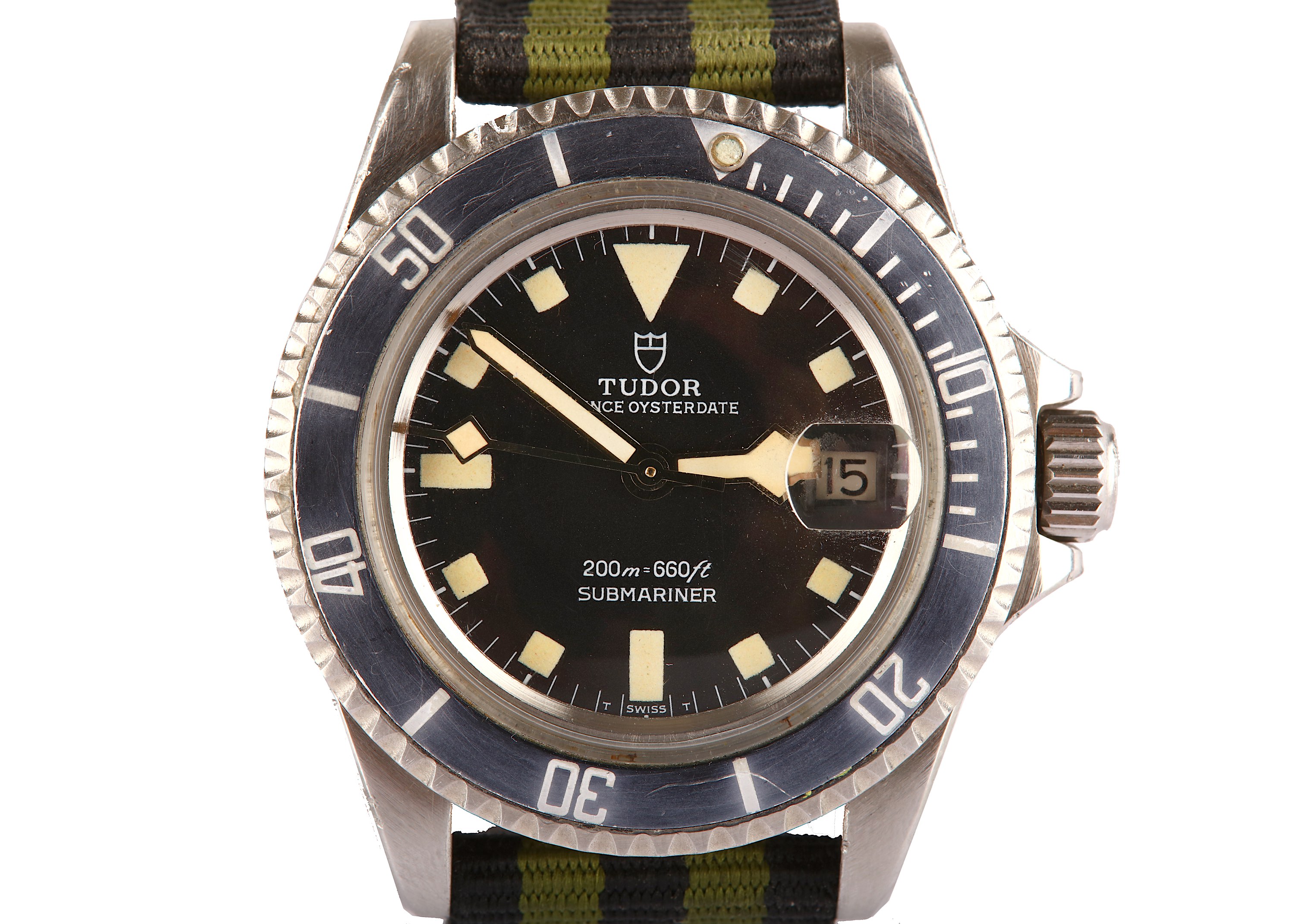 TUDOR. A STAINLESS STEEL AUTOMATIC CALENDAR DIVERS WATCH. Model: Prince Oysterdate Submariner ( - Image 2 of 5