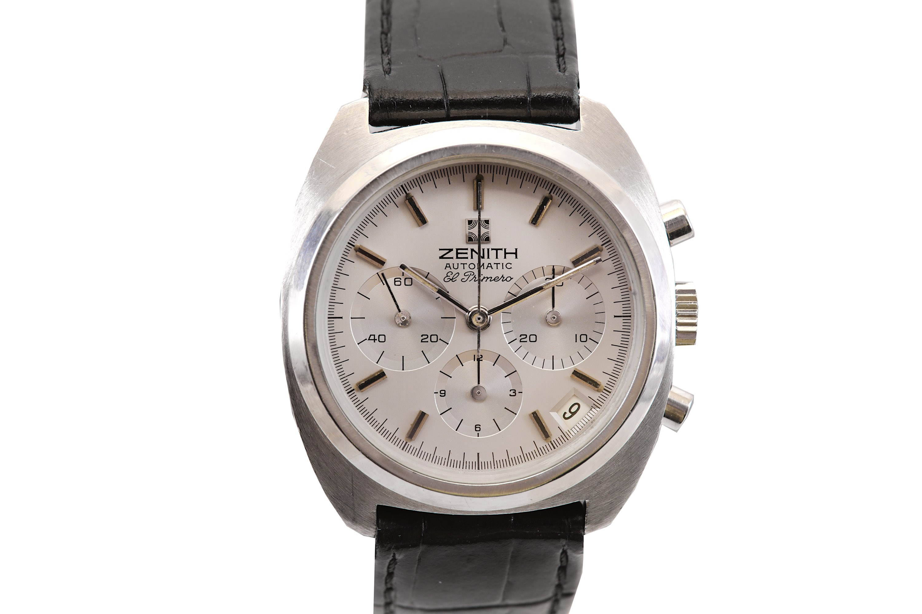 ZENITH. A STAINLESS STEEL AUTOMATIC CHRONOGRAPH WRISTWATCH. Model: El Primero. Reference: 01-0210- - Image 6 of 6