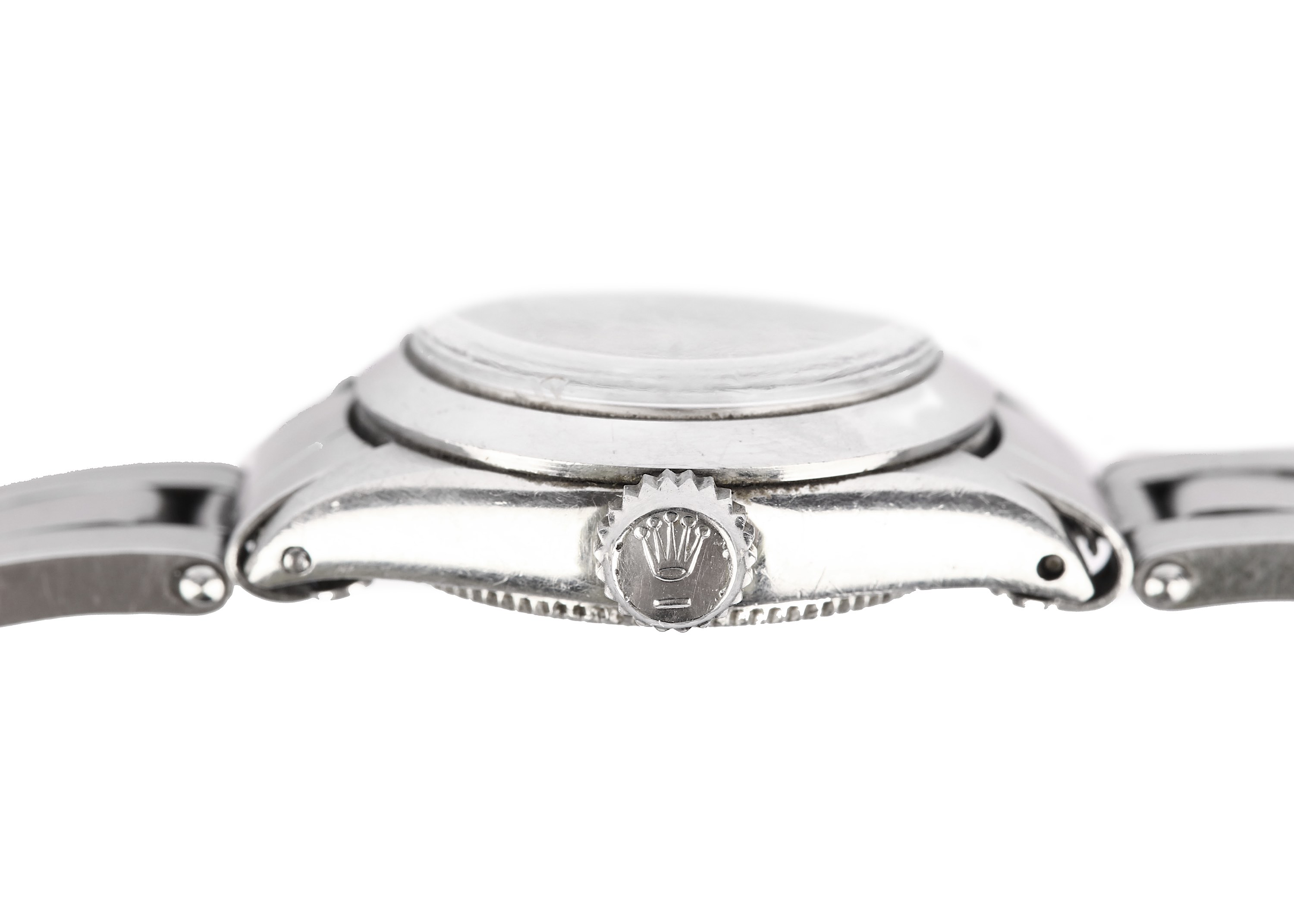 TUDOR. A STAINLESS STEEL AUTOMATIC BRACELET WATCH.  Model: Oyster Prince. Date: 1960’s. Movement: - Image 3 of 5