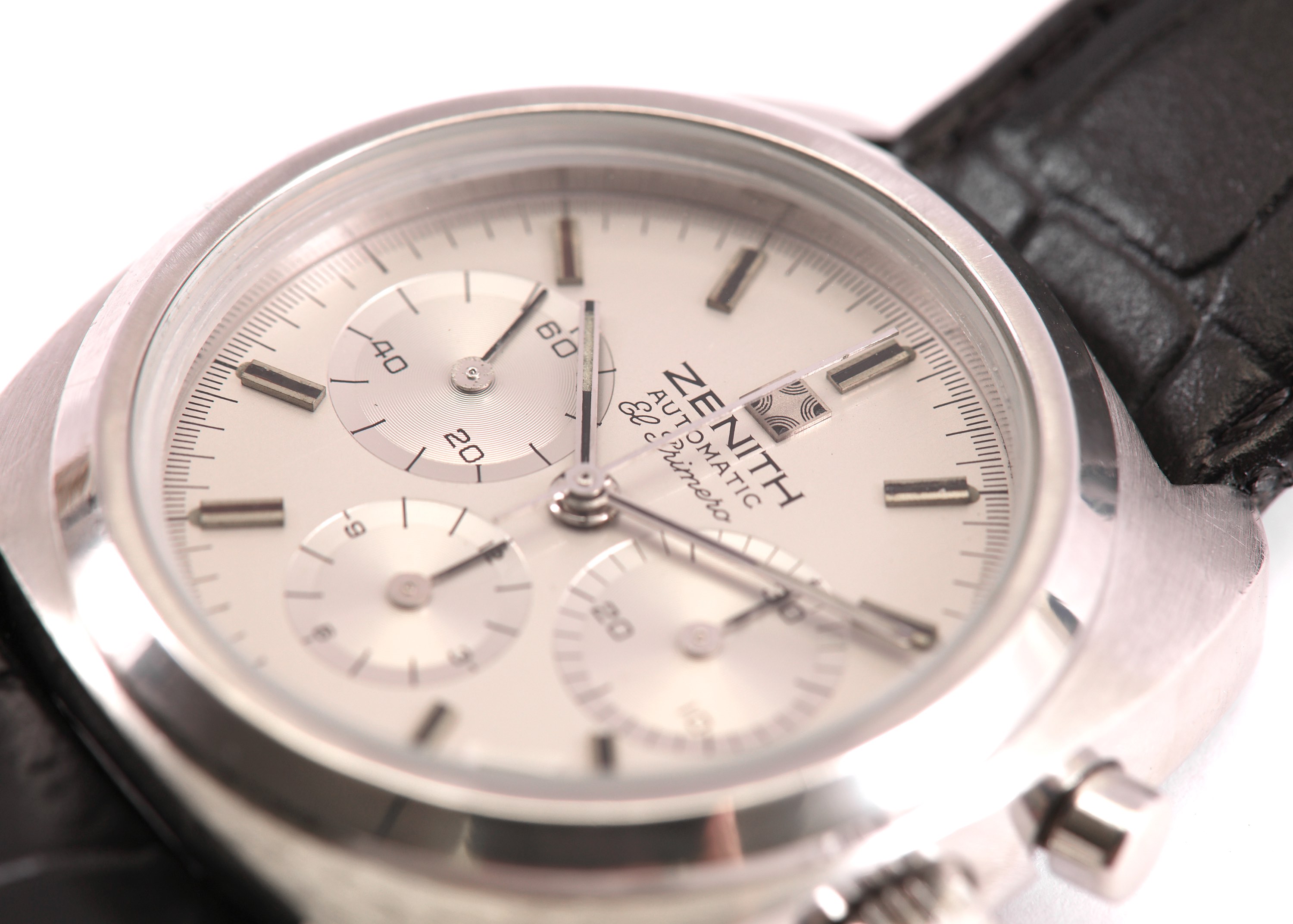 ZENITH. A STAINLESS STEEL AUTOMATIC CHRONOGRAPH WRISTWATCH. Model: El Primero. Reference: 01-0210- - Image 3 of 6