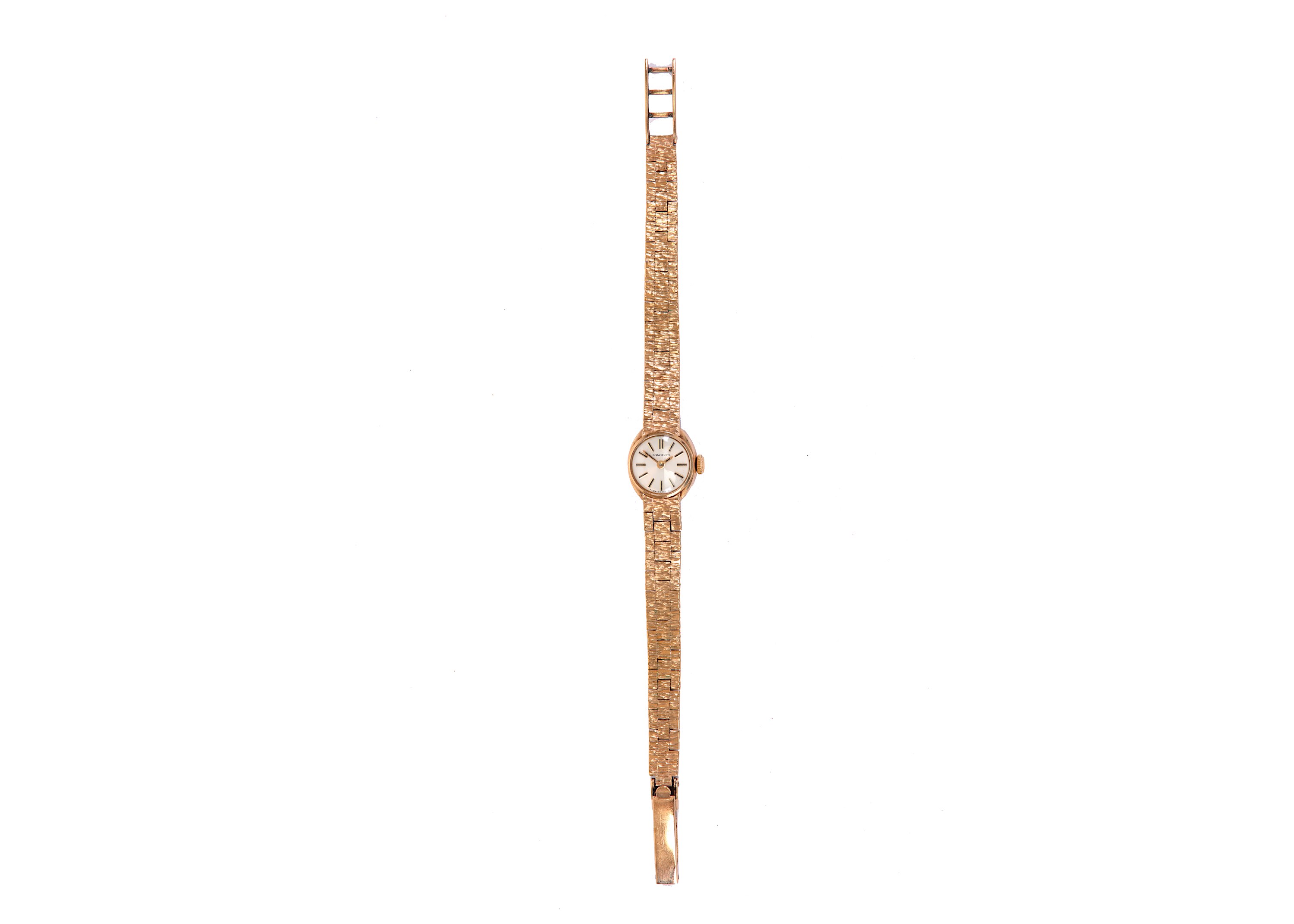 LONGINES. AN 9K GOLD MANUAL WIND BRACELET WATCH. Serial number: 62739. Date: 1972. Movement: Signed, - Image 2 of 7