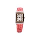 JAEGER-LeCOULTRE. A LADIES STAINLESS STEEL WRISTWATCH.  Date: 2012. Model: Reverso. Reference: 260.