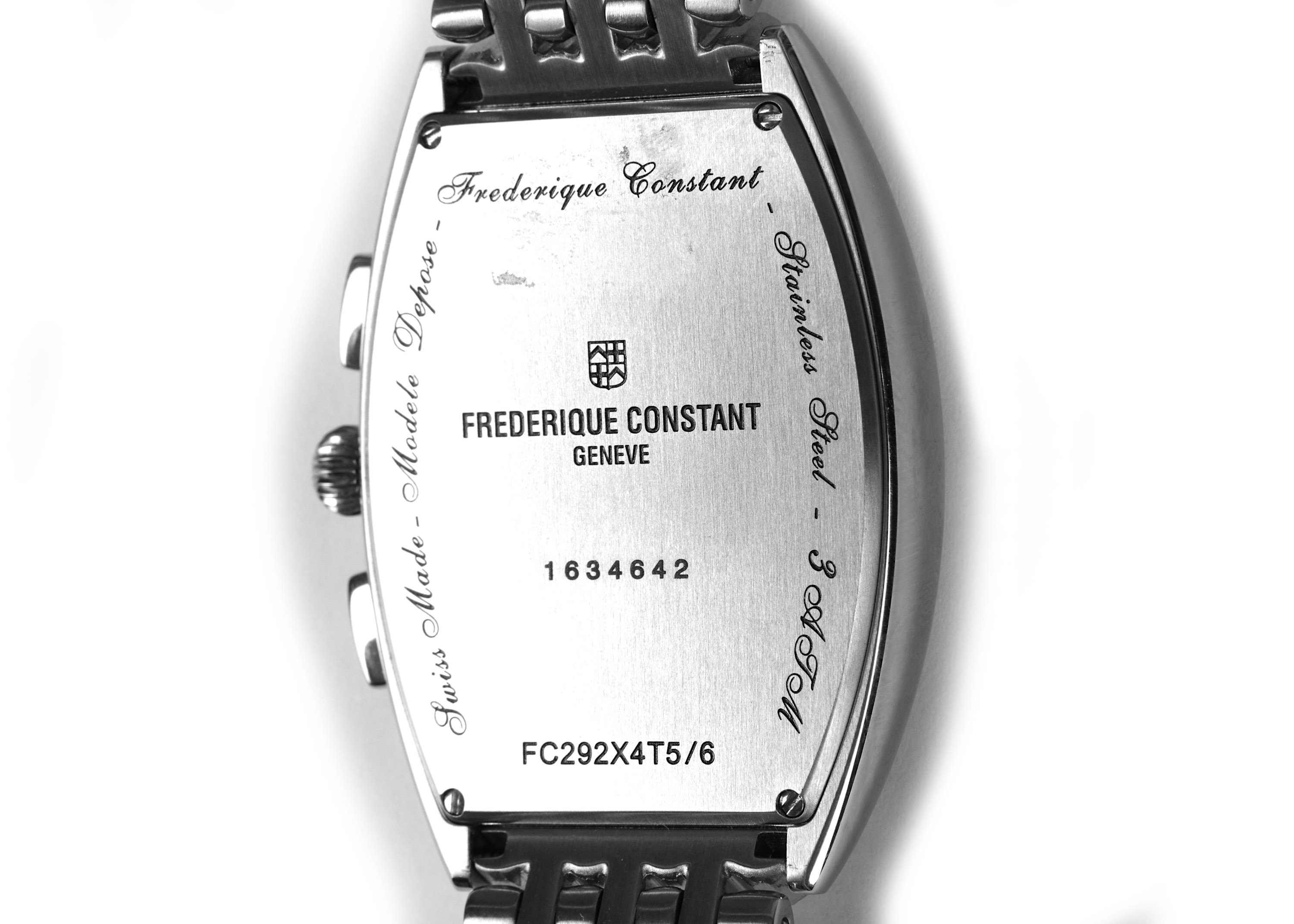 FREDERIQUE CONSTANT. A STAINLESS STEEL QUARTZ CALENDAR WRISTWATCH. Reference: FC-292X4T5/6. Date: - Image 2 of 5