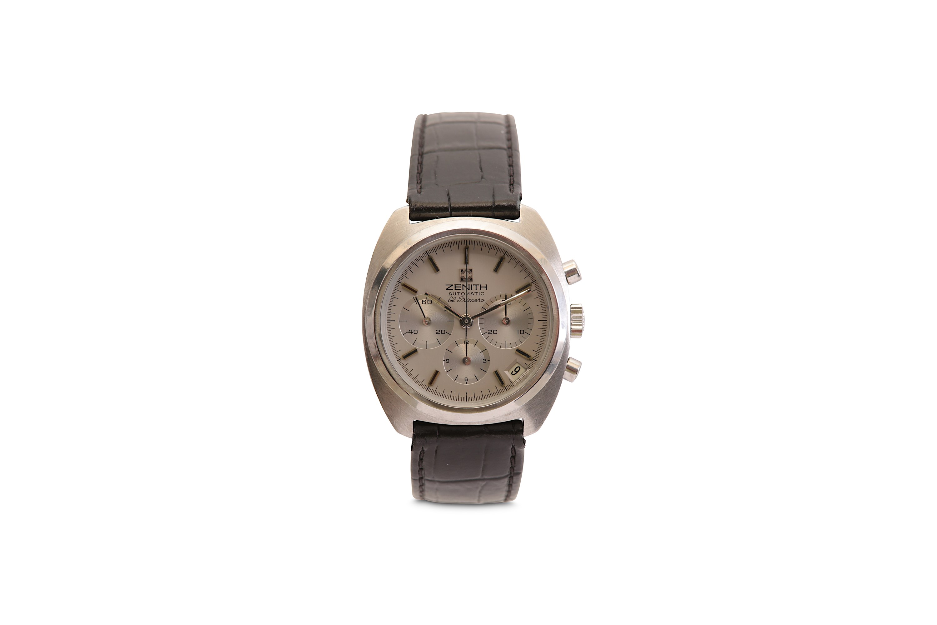 ZENITH. A STAINLESS STEEL AUTOMATIC CHRONOGRAPH WRISTWATCH. Model: El Primero. Reference: 01-0210-