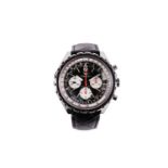 BREITLING. A OVERSIZED STAINLESS STEEL MANUAL WIND CHRONOGRAPH WRISTWATCH. Date: Circa 1967.