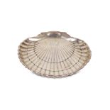 An American sterling silver shell-shaped dish, Providence/Rhode Island 1944, by Gorham