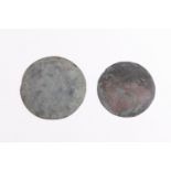 THREE ROMAN BRONZE MIRRORS  Circa 2nd - 4th Centur