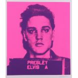 Russell Marshall (British), 'Just Elvis (Pink)', 2012, screenprint in colours on 410 gsm Somerset