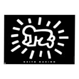 Keith Haring (American 1958-1990), 'Radiant Baby', offset lithograph in colours, published by The