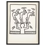 Keith Haring (American 1958-1990), untitled (Acrobat), 1983, lithograph on paper, from an edition of