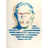 Darren Coffield (British b.1969), 'Pablo Picasso (Paradox Portrait)', 2013, screenprint in colours