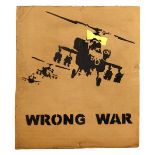 Banksy (British b.1974, ‘Wrong War (Yellow Chopper