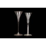 TWO TOASTING GLASSES