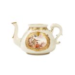 A MEISSEN HAUSMALER TEAPOT