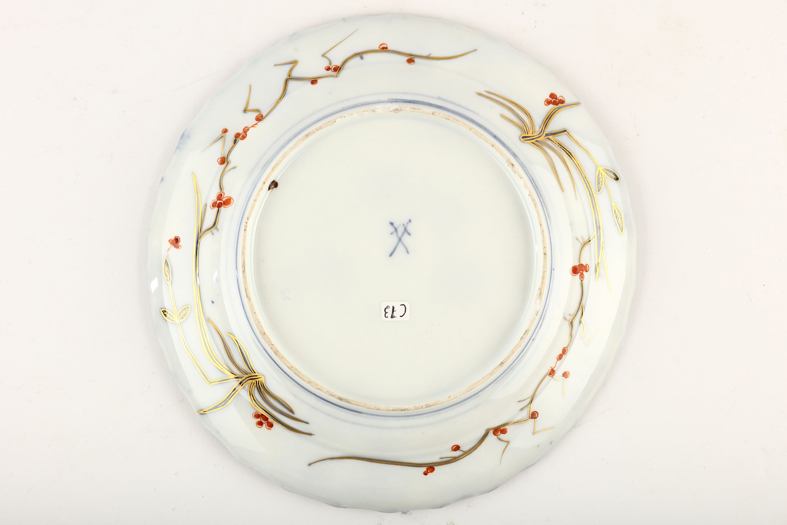 A MEISSEN PLATE - Image 2 of 3