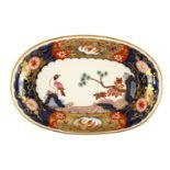 A MEISSEN OVAL DISH OR STAND