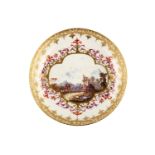 A MEISSEN SAUCER