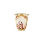 A MEISSEN BEAKER