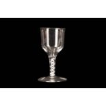 AN OPAQUE TWIST GOBLET