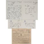 Balbo (Italo) A group of autograph letters and and notes signed ('Balbo'), mostly addressed to