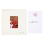 Dalai Lama  Colour, three quarter length photograph of His Holiness the 14th Dalai Lama, Tenzin