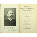 Australia.- Giles (Ernest) Australia twice Traversed, the Romance of Exploration, being a