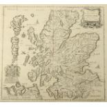 Blome (Richard) A Mapp of the Kingdome of Scotland, based on the geography of John Speed and