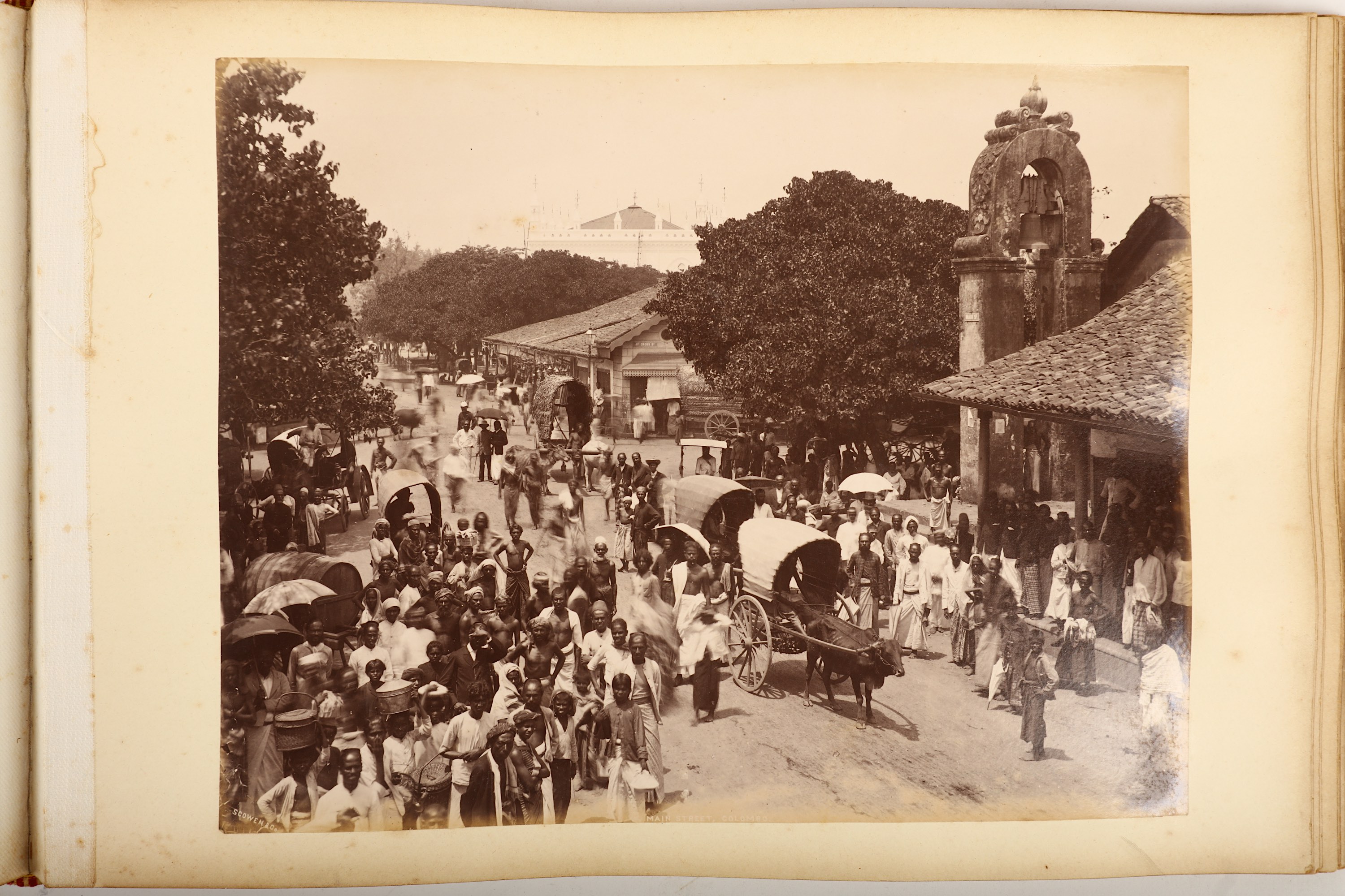 Egypt, Ceylon, China.- Photograph album 41 black and white views and portraits, subjects range - Image 2 of 2