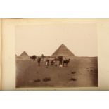 Egypt, Ceylon, China.- Photograph album 41 black and white views and portraits, subjects range